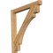Ekena Millwork Merced Block Rough Sawn Outlooker, Western Red Cedar, 6"W x 48"D x 48"H OUT06X48X48MRC05RWR - alternate 1